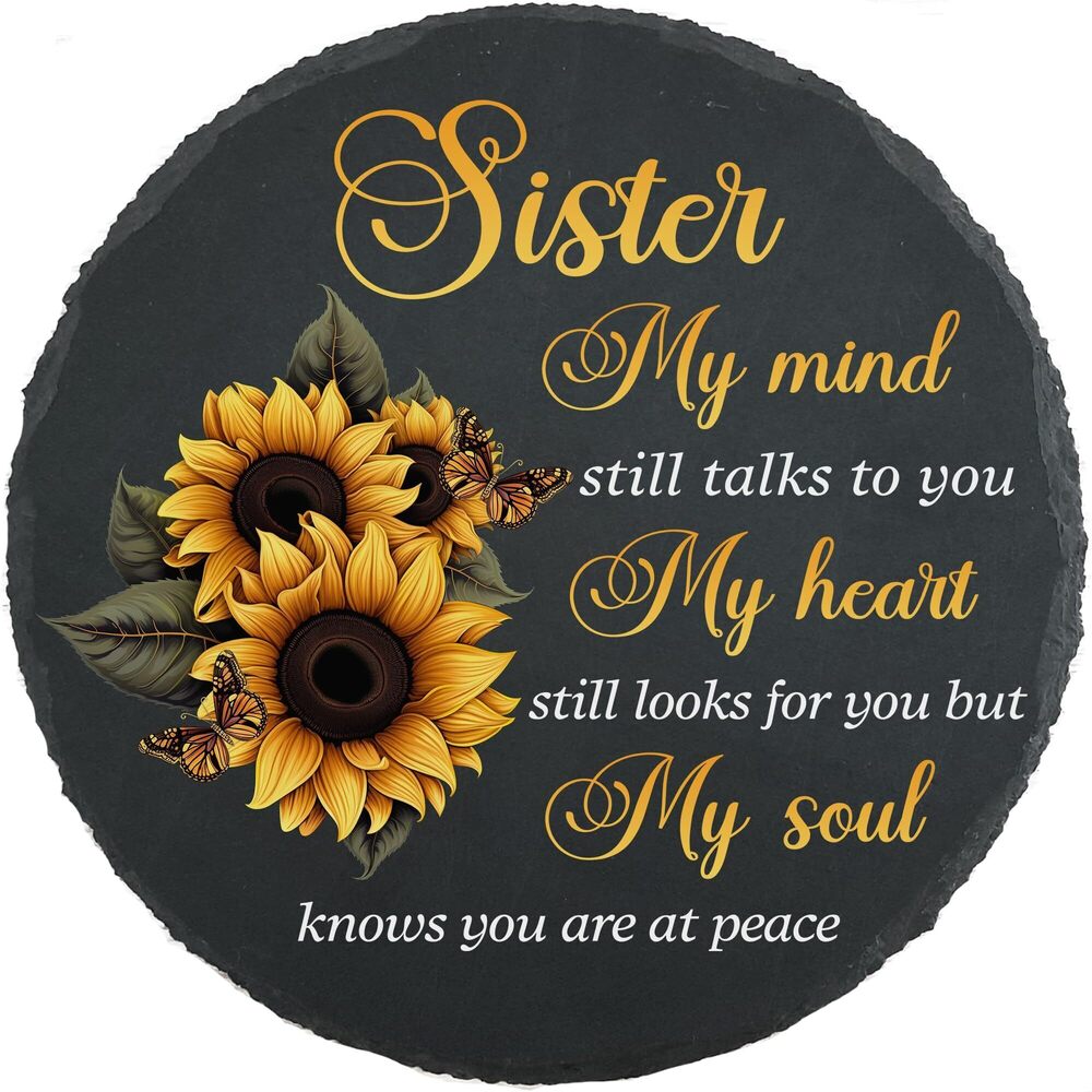 7467 Sister Memorial Stone Garden Memorial Stone for Sister Sympathy Gifts